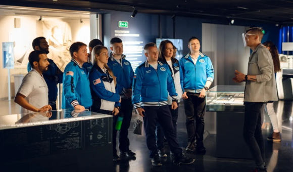 Экипаж SIRIUS в Музее космонавтики 