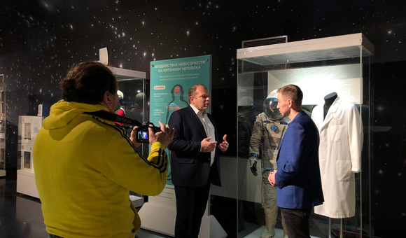 Музей космонавтики посетил Герой России, лётчик-космонавт РФ Олег Котов.