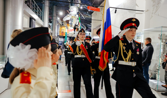 В Музее космонавтики прошла церемония принятия клятвы воспитанников ГБОУ города Москвы «Школа №1056».
