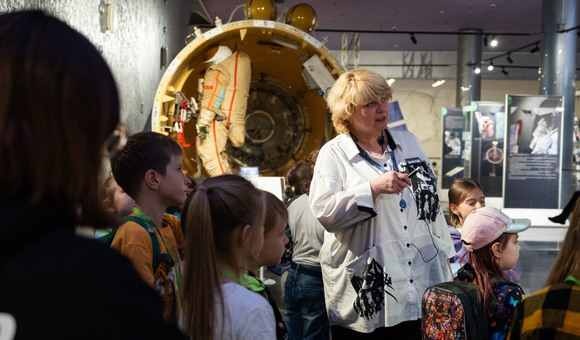 В Музее космонавтики прошёл Большой школьный день. 