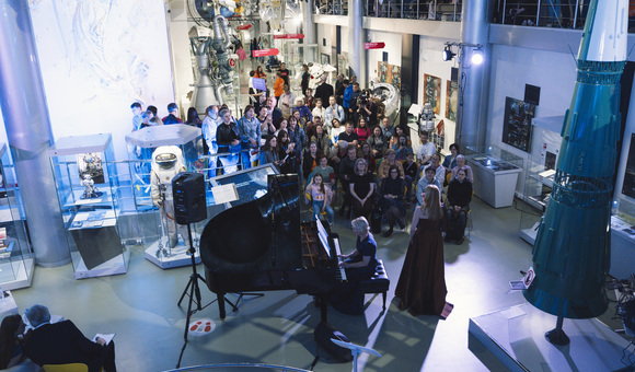 В Музее космонавтики в рамках акции "Ночь в музее" прошёл концерт "Музыка кино"