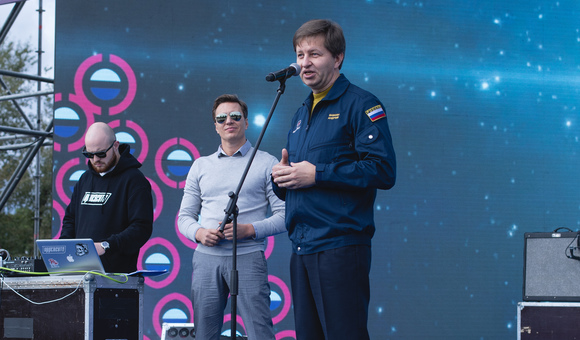 День города в Музее космонавтики: космонавт Андрей Бабкин поздравил москвичей с 870-летнем столицы!